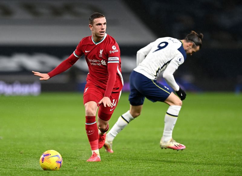 Jordan Henderson acts as Liverpool's captain, leader, and heartbeat on the pitch.